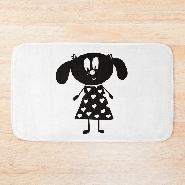 Item preview, Black and white dog nr8 designed and sold by KateCrafts.