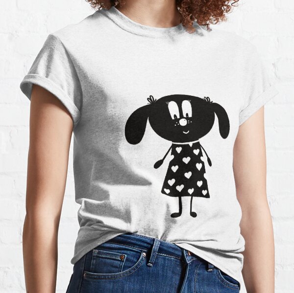 Black and white dog nr8 Classic T-Shirt