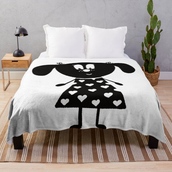 Item preview, Black and white dog nr8 designed and sold by KateCrafts.