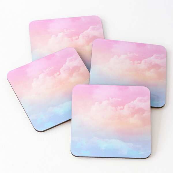 Item preview, Pink pastel clouds, sky inspirational design designed and sold by iclipart.