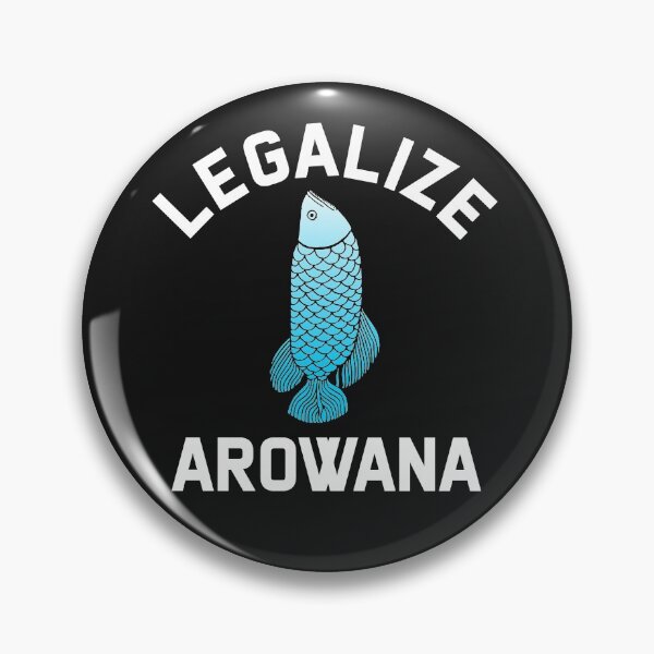 Item preview, Legalize Arowana Funny Fish Design designed and sold by miguelaud.