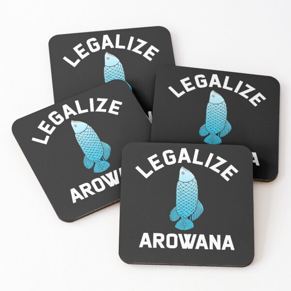 Item preview, Legalize Arowana Funny Fish Design designed and sold by miguelaud.