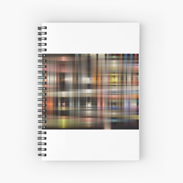 Black weave Spiral Notebook