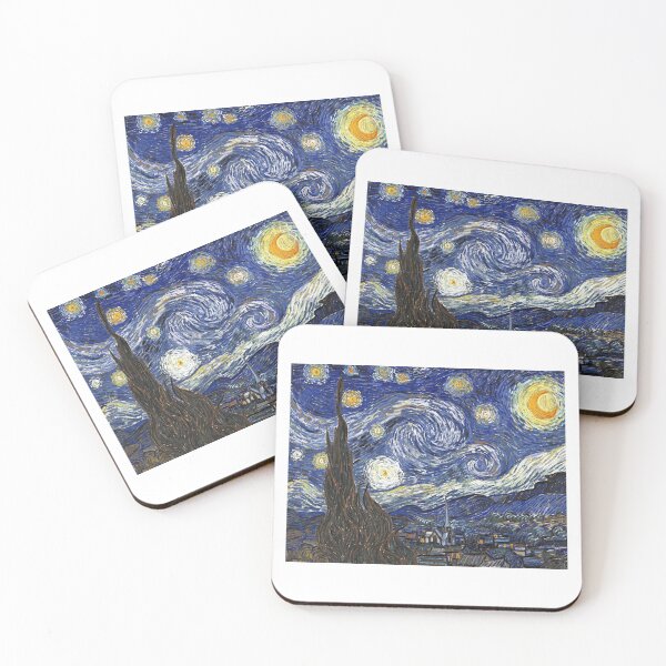 Item preview, Starry night canvas painting. designed and sold by AMYJAMIN.