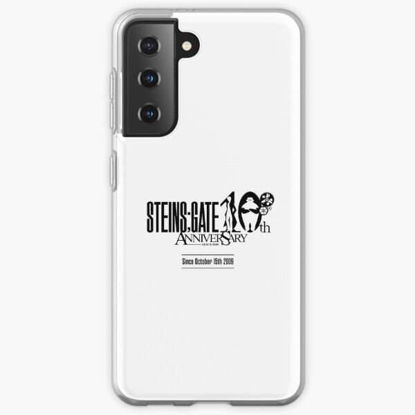 Steins Gate 10th Anniversary Case Skin For Samsung Galaxy By Jakeguy11 Redbubble