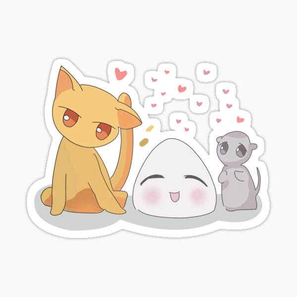 Cesta de frutas Cute Kyo Yuki Pegatina