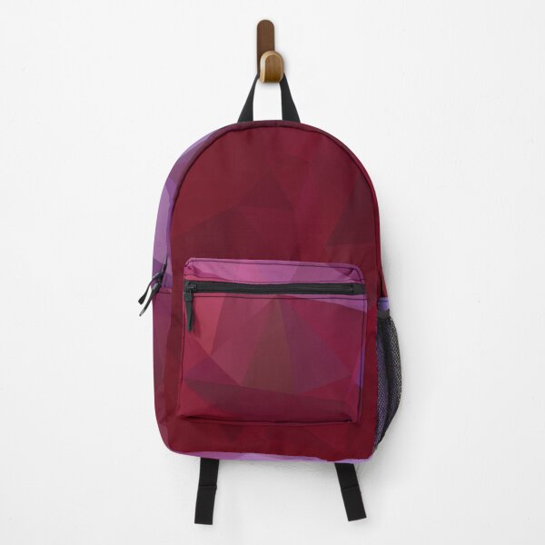Item preview, POPPY RED & LILAC LOWPOLY designed and sold by EDDESIGNFORFUN.