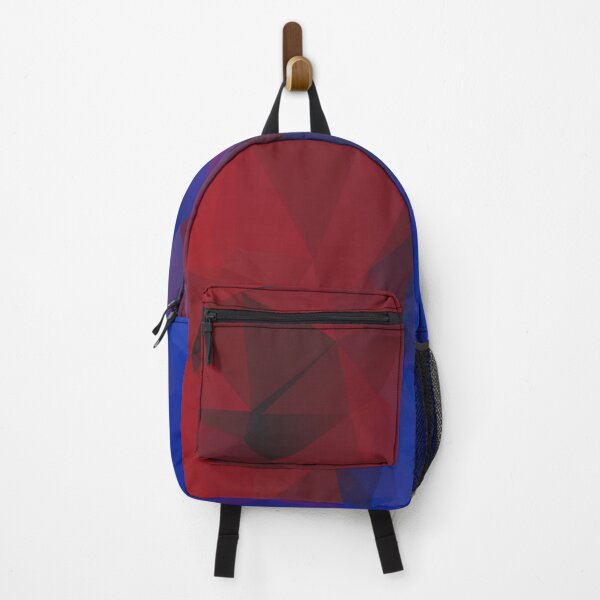 Item preview, COBALT AND RED LOWPOLY designed and sold by EDDESIGNFORFUN.
