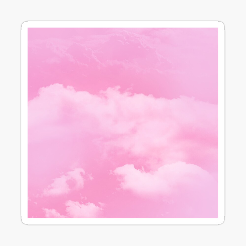 Póster «Nubes de color rosa pastel, diseño inspirador del cielo» de  iclipart | Redbubble