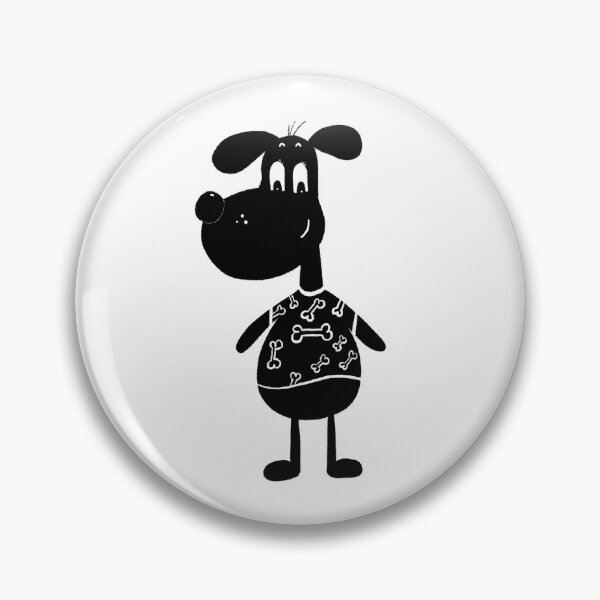 Item preview, Black and white dog nr9 designed and sold by KateCrafts.