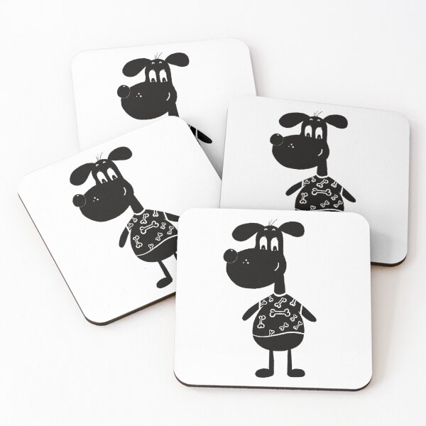 Item preview, Black and white dog nr9 designed and sold by KateCrafts.