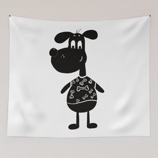 Item preview, Black and white dog nr9 designed and sold by KateCrafts.