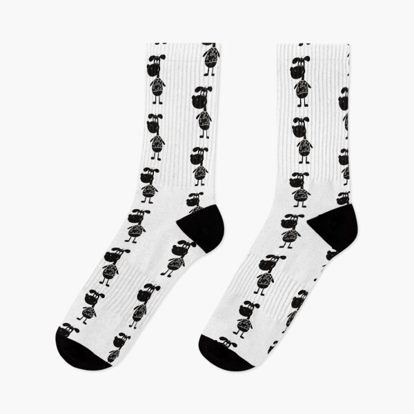Item preview, Black and white dog nr9 designed and sold by KateCrafts.