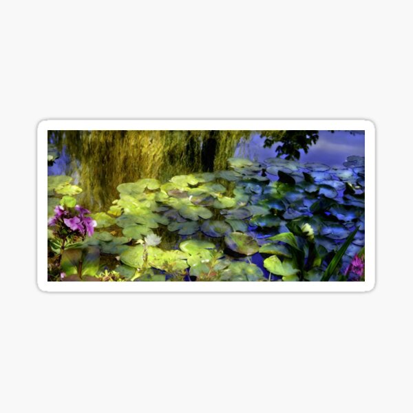 Aperçu de l'œuvre Réflexions Giverny de Monet créée et vendue par PepperMendez.