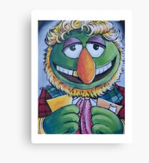Dr. Teeth, Sixth Doctor Canvas Print