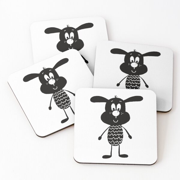 Item preview, Black and white dog nr10 designed and sold by KateCrafts.