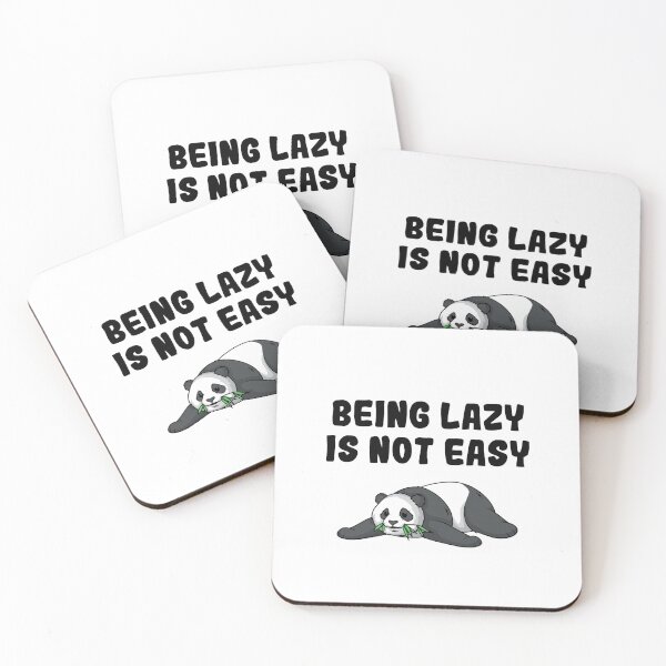 Item preview, Lazy Panda, Being Lazy is not Easy designed and sold by thilinank.