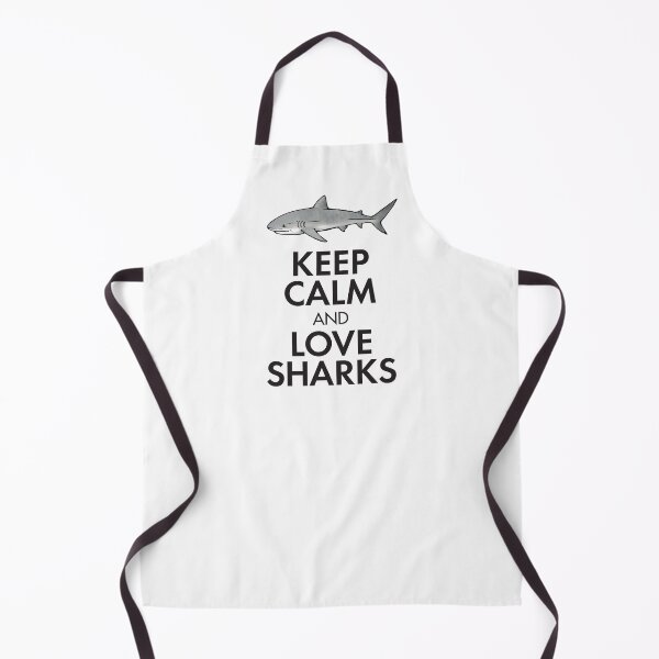 Item preview, Keep calm and love sharks designed and sold by RedCloudDesign.