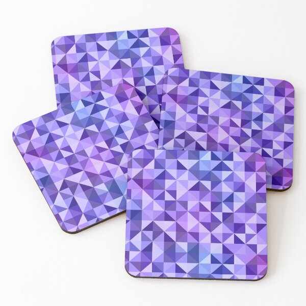 Item preview, Blue and Purple Geometric Pattern designed and sold by believeluna.