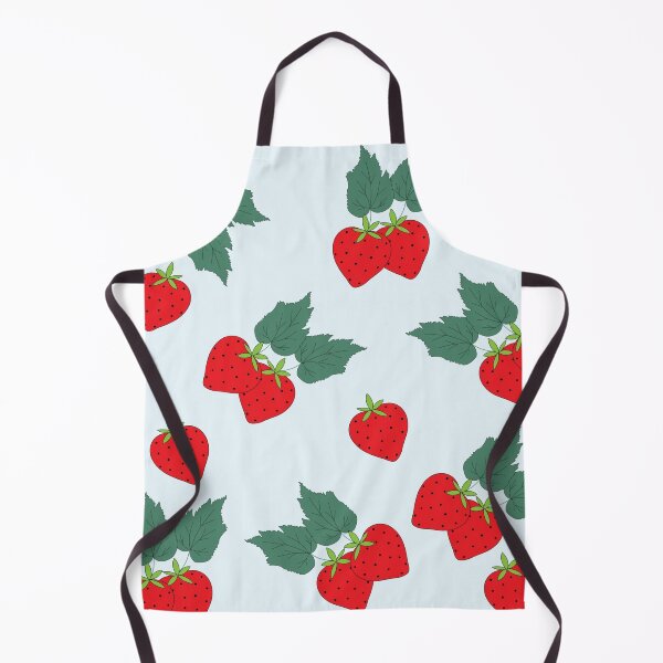 Item preview, Juicy Strawberries print- bestselling - pouches, pillows, masks, mugs designed and sold by August-E.