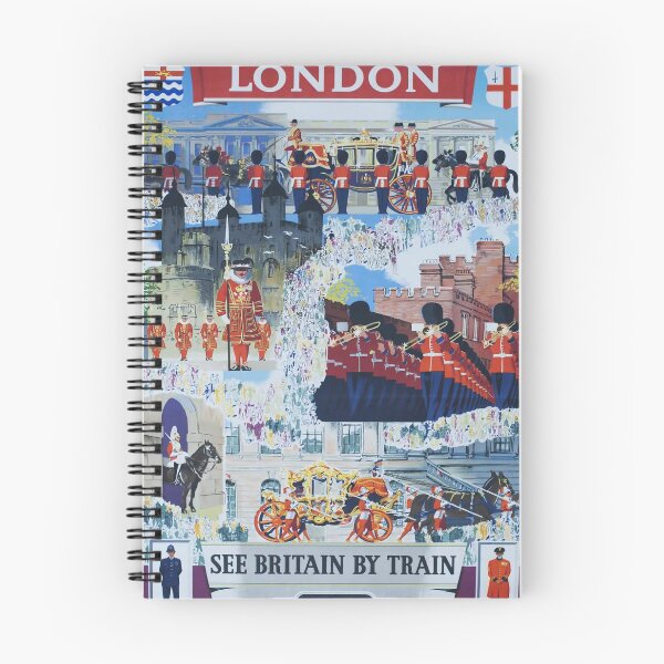 Item preview, Railway Poster London designed and sold by stickart-marek.