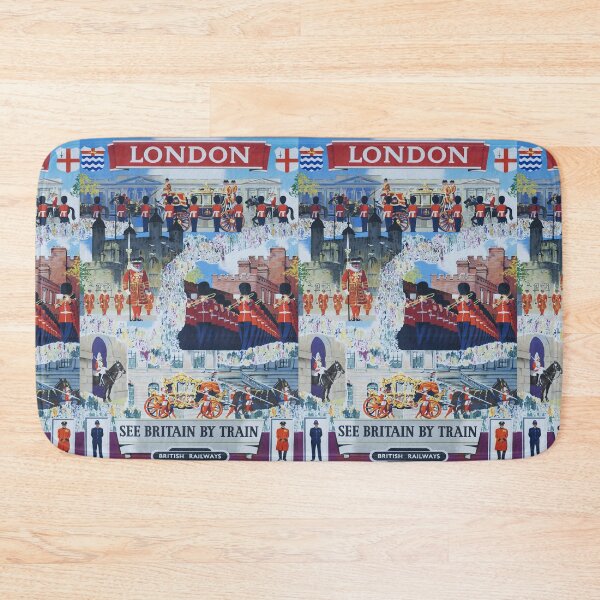 Item preview, Railway Poster London designed and sold by stickart-marek.