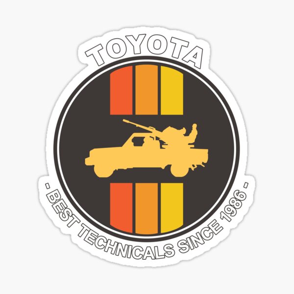 Toyota técnico Pegatina