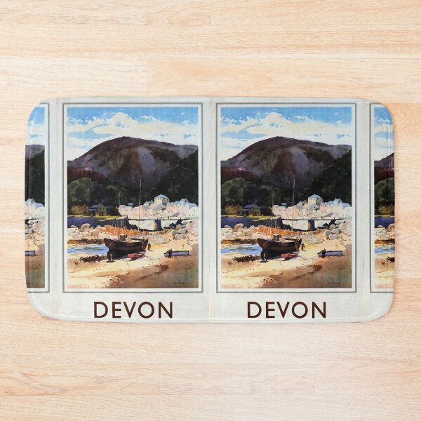 Item preview, Railway Poster Devon designed and sold by stickart-marek.