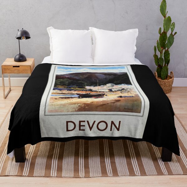 Aperçu de l'œuvre affiche de chemin de fer Devon créée et vendue par stickart-marek.