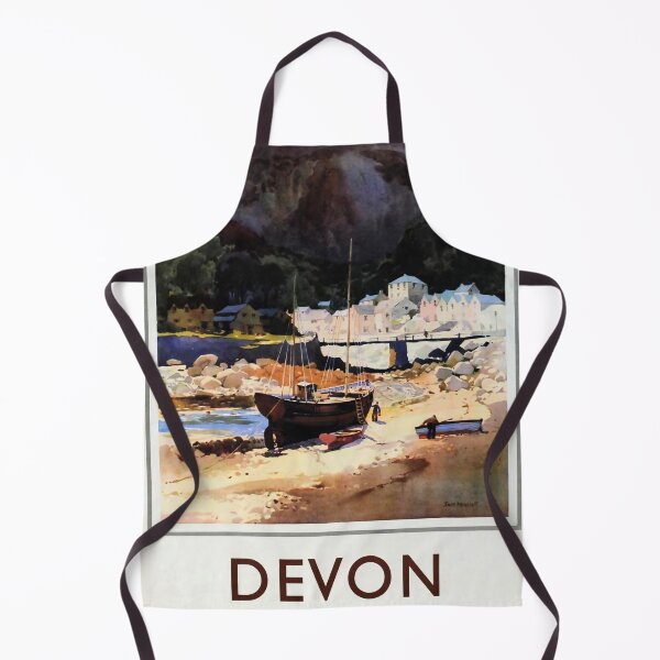 Item preview, Railway Poster Devon designed and sold by stickart-marek.