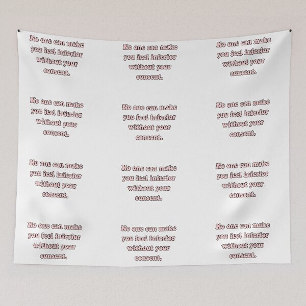 Item preview, No one can make you feel inferior without your consent designed and sold by avit1.