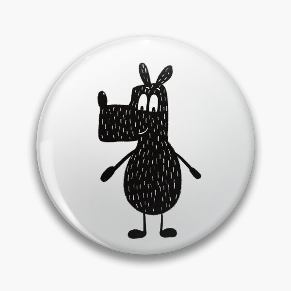 Item preview, Black and white dog nr11 designed and sold by KateCrafts.