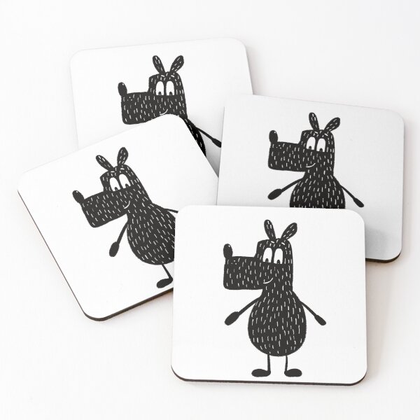 Item preview, Black and white dog nr11 designed and sold by KateCrafts.