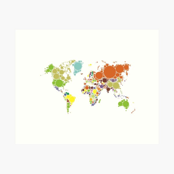The World Goes Round & Round Art Print
