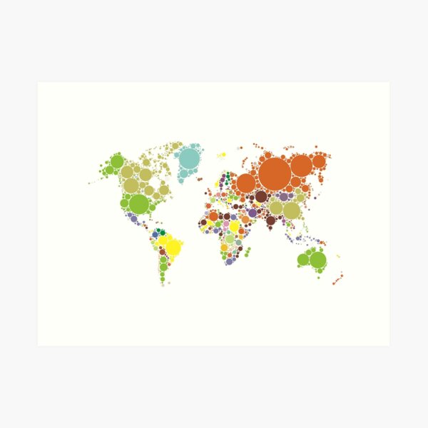 The World Goes Round & Round Art Print