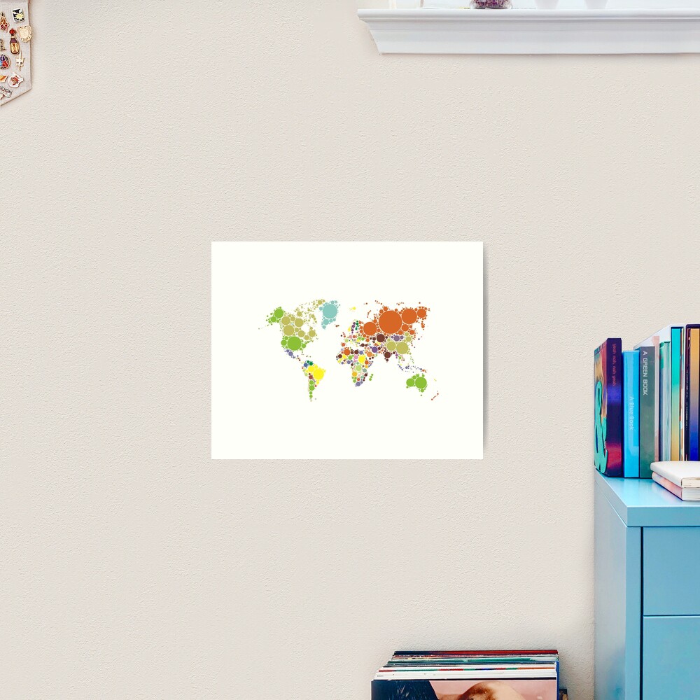 The World Goes Round & Round Art Print