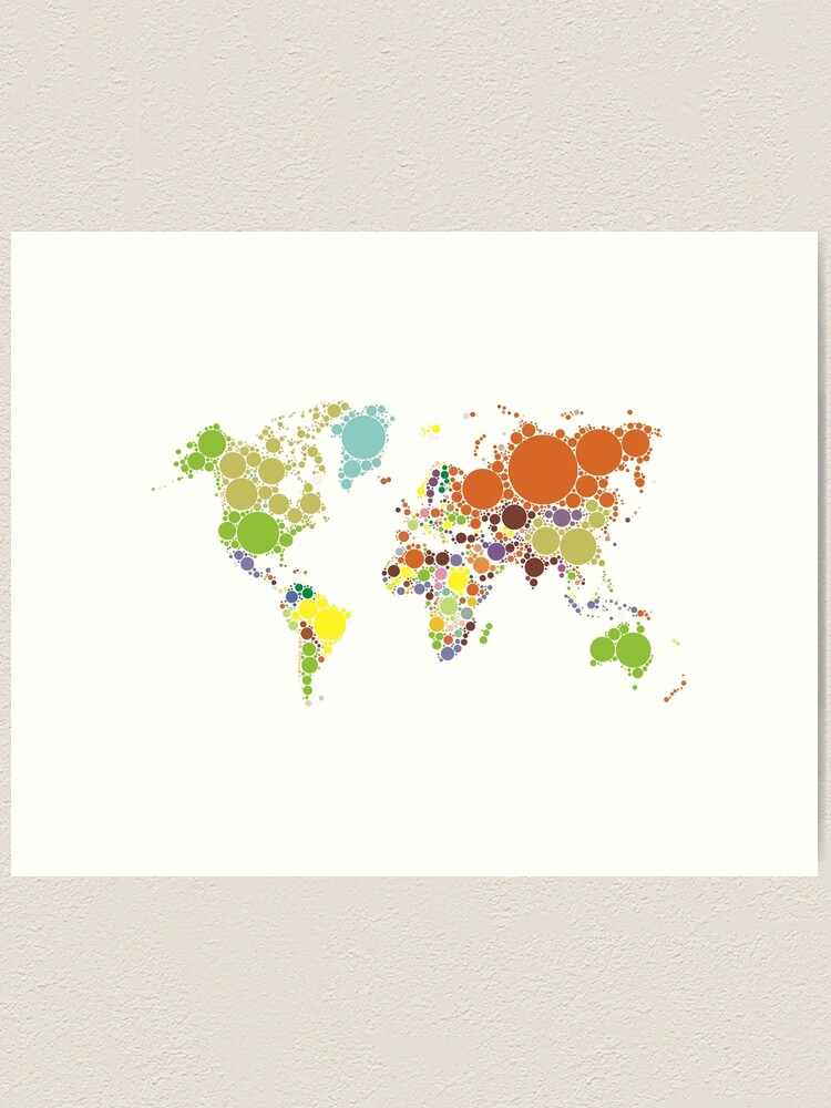 Alternate view of The World Goes Round & Round Art Print