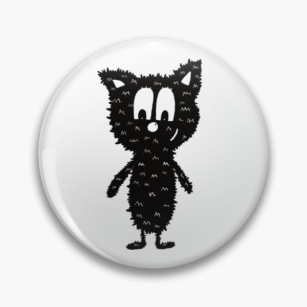 Item preview, Black and white dog nr12 designed and sold by KateCrafts.