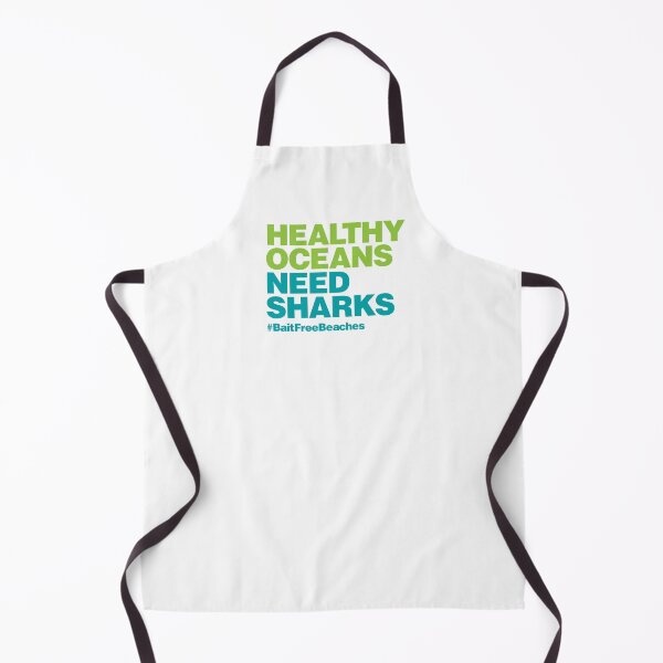 Item preview, Healthy Oceans Need Sharks #BaitFreeBeaches designed and sold by RedCloudDesign.
