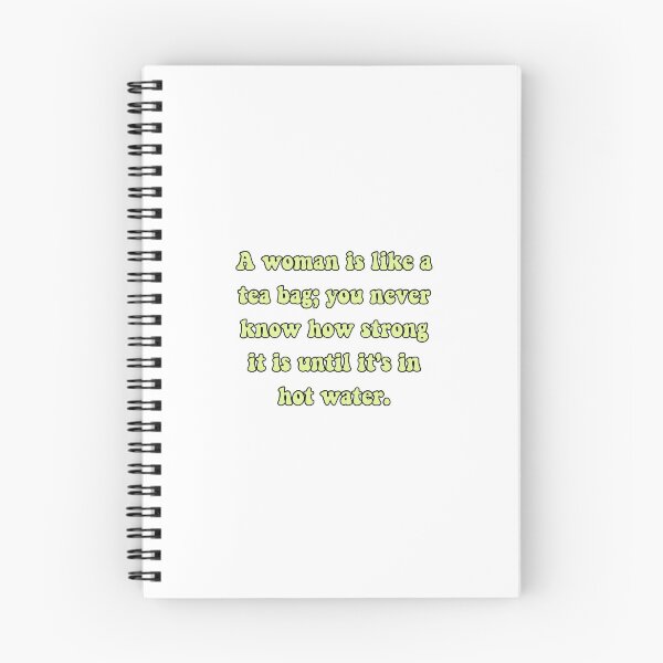 Item preview, A woman is like a tea bag designed and sold by avit1.