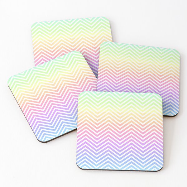 Item preview, Chevron Pastel rainbow pattern.  designed and sold by iclipart.