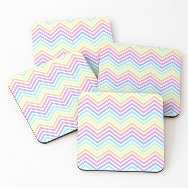 Item preview, Chevron Pastel rainbow pattern.  designed and sold by iclipart.