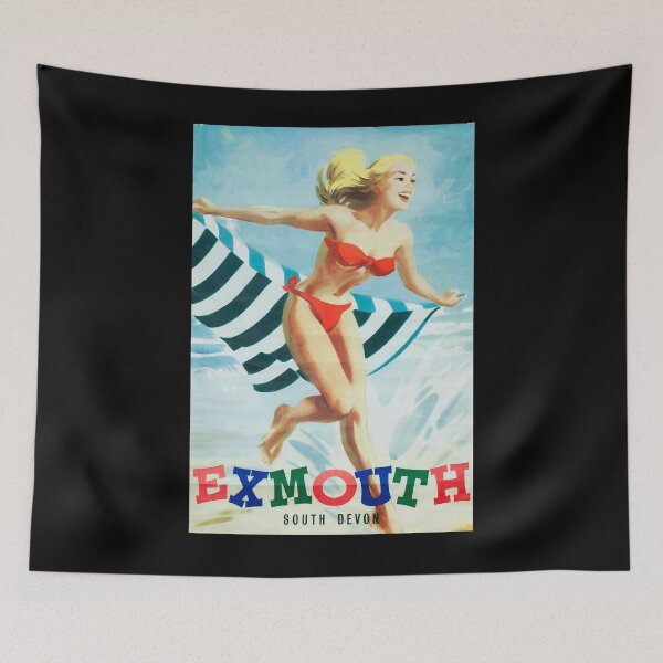 Item preview, Railway Poster Exmouth designed and sold by stickart-marek.