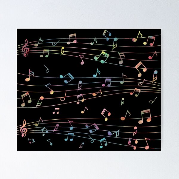 Item preview, Music Notes Colorful  designed and sold by Primroaddesigns.