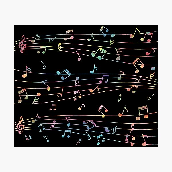 Item preview, Music Notes Colorful  designed and sold by Primroaddesigns.