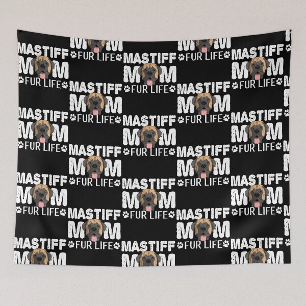 Item preview, English Mastiff Mom For Life Dog Pun designed and sold by fatamyfan1.