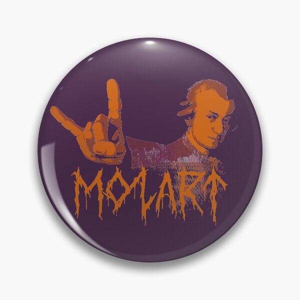 Item preview, Mozart is Metal designed and sold by LordNeckbeard.