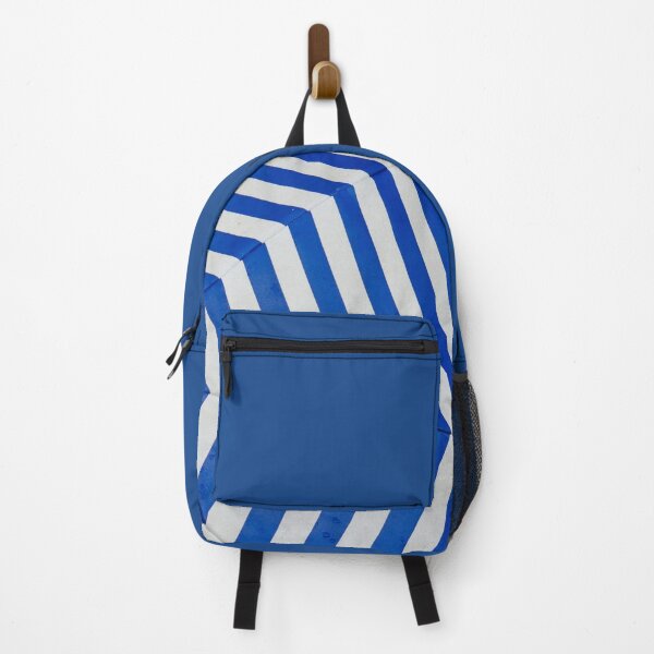 Item preview, Blue and white striped Illusion pattern- bestseller- masks, pillows, mugs, pouches designed and sold by August-E.