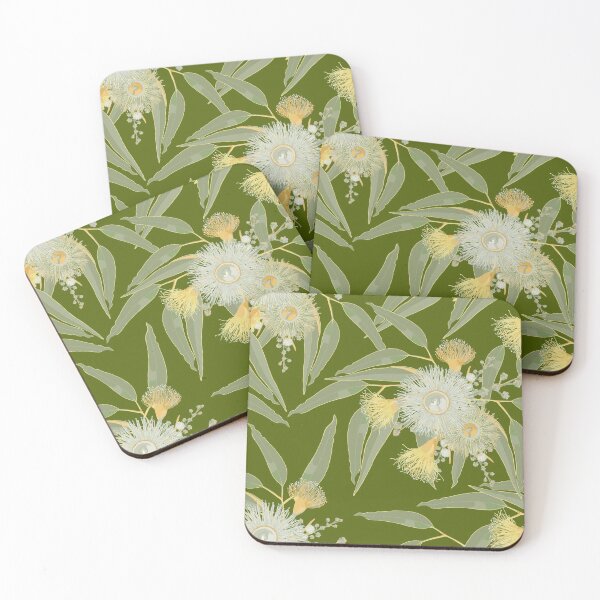 Item preview, Eucalyptus Blooming - Yellow and Cream Color Palette designed and sold by Sketchbook Designs.
