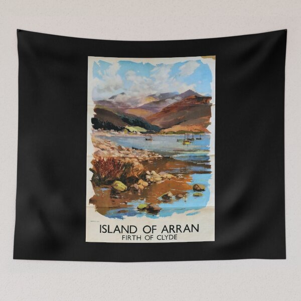 Item preview, Railway Poster Island of Arran designed and sold by stickart-marek.